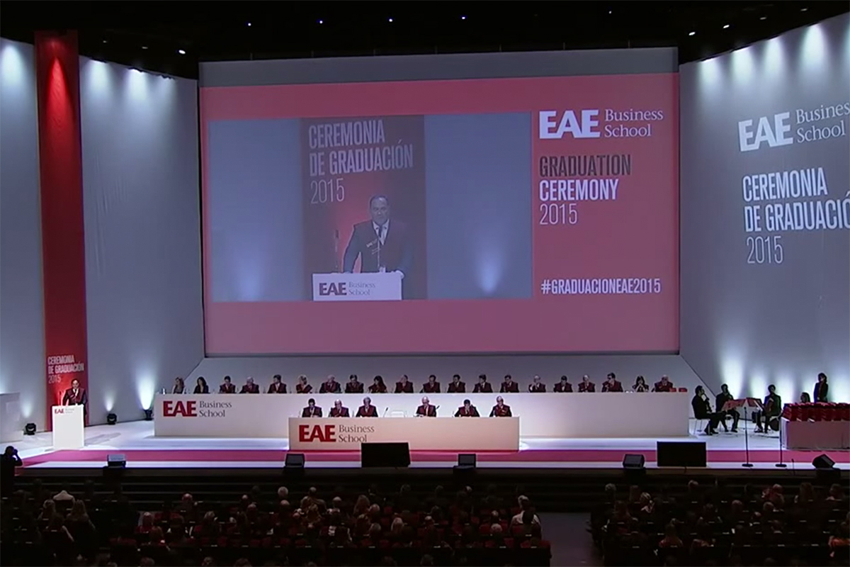 Ceremonia graduación EAE Business School 2015
